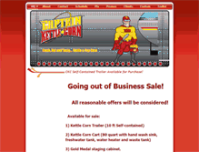 Tablet Screenshot of captainkettlecorn.com